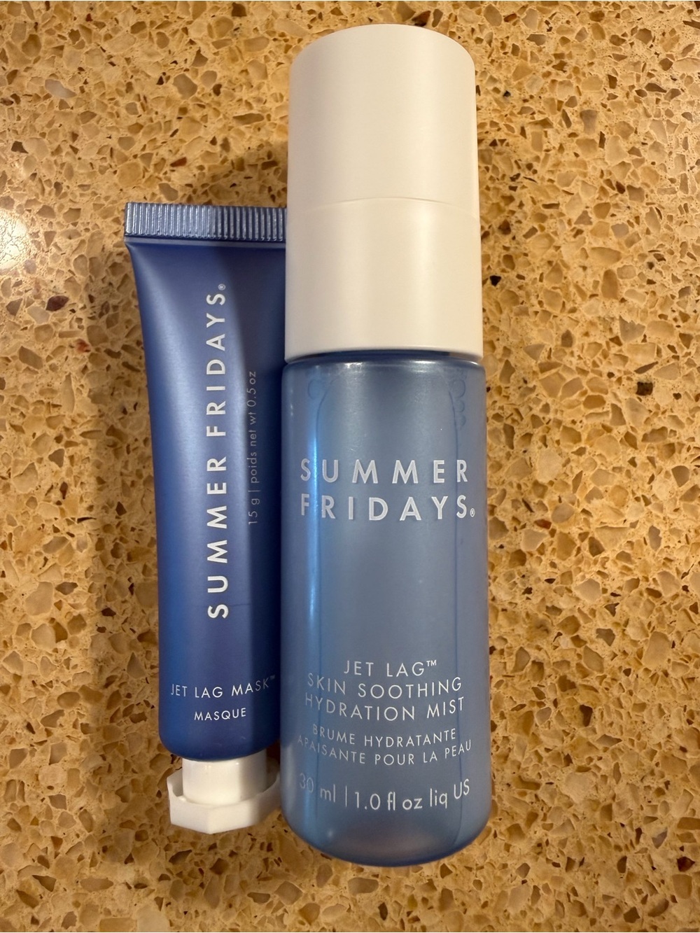 Summer Fridays Jet Lag Mask & Hydration Mist Duo - Blue